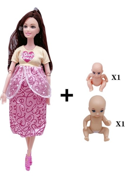 Hamile Karnına Sahip Barbie Bebek (Yurt Dışından)