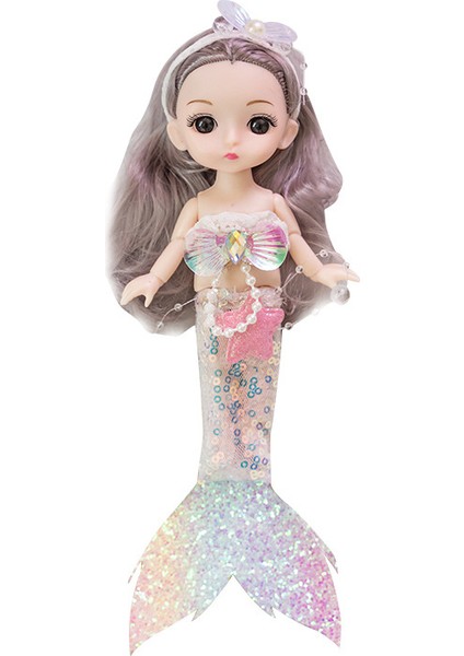 Deniz Kızı Prenses Barbie Bebek Simülasyon Oyun Evi Doll (Yurt Dışından)