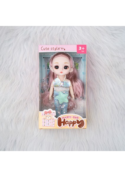 Deniz Kızı Prenses Barbie Bebek Simülasyon Oyun Evi Doll (Yurt Dışından)