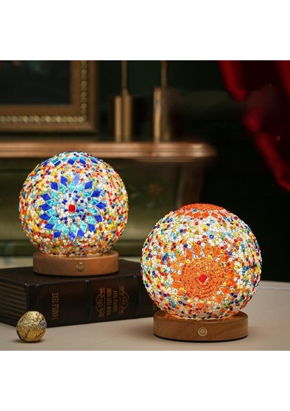 Kişiselleştirilmiş Romantik LED Dekoratif Masa Lambası Egzotik Stil USB Gece Lambası (Yurt Dışından)