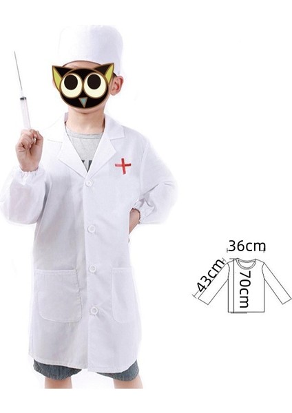 Çocuk Doktor Oyun Evi Performans Kostüm Seti (Yurt Dışından)