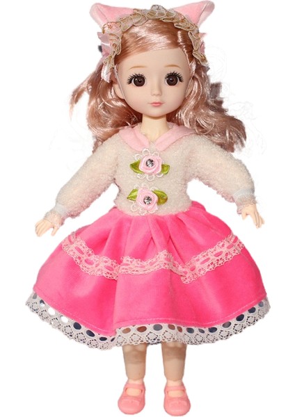 Simüle Edilmiş Barbie Bebek Oyun Evi Giydirme Oyuncak Seti (Yurt Dışından)