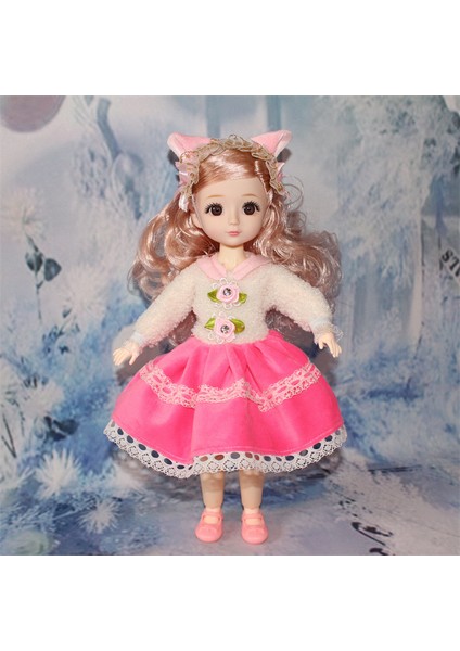 Simüle Edilmiş Barbie Bebek Oyun Evi Giydirme Oyuncak Seti (Yurt Dışından)