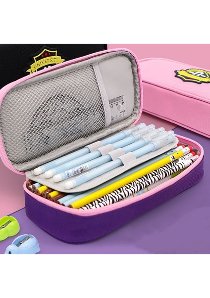 Ingiliz Tarzı Kalem Kutusu Büyük Kapasiteli Yazı Aleti Saklama Kutusu (Yurt Dışından) fırsatları