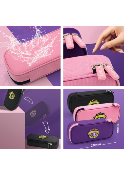 Ingiliz Tarzı Kalem Kutusu Büyük Kapasiteli Yazı Aleti Saklama Kutusu (Yurt Dışından) indirimleri