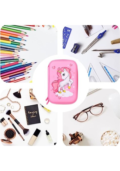 3D Unicorn Kalem Kutusu Çok Fonksiyonlu Yazı Aracı Saklama Kutusu (Yurt Dışından) indirimleri