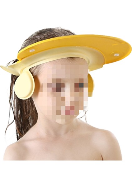 Bebek Şampuanı Kapağı Suya Dayanıklı Kulaklıklar Ayarlanabilir Banyo Kapağı (Yurt Dışından)