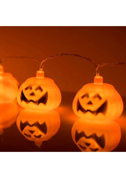 Cadılar Bayramı LED Kabak Dize Işıkları Su Geçirmez Dekorasyon Mutlu Insanlar Partisi (Yurt Dışından) fiyatları