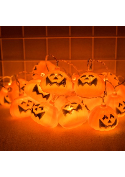 Cadılar Bayramı LED Kabak Dize Işıkları Su Geçirmez Dekorasyon Mutlu Insanlar Partisi (Yurt Dışından) modelleri