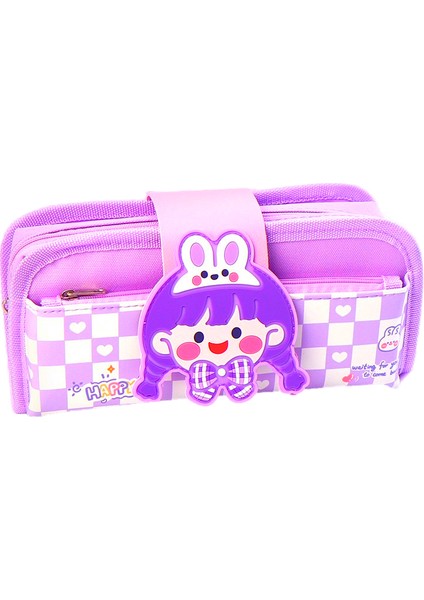 Ayrılabilir Büyük Kapasiteli Kız Kalem Kutusu Yazı Aleti Saklama Kutusu (Yurt Dışından)