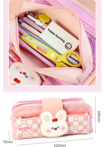 Ayrılabilir Büyük Kapasiteli Kız Kalem Kutusu Yazı Aleti Saklama Kutusu (Yurt Dışından) fırsatları