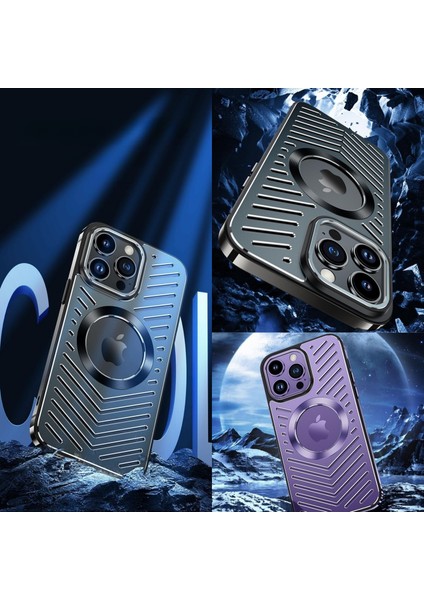 Manyetik Metal iPhone 13 Isı Dağılımı Düşme Önleyici Cep Telefonu Kılıfı (Yurt Dışından) fırsatları