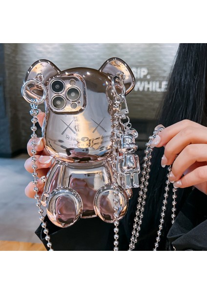 Üç Boyutlu Şiddetli Ayı Çapraz Ip IPHONE13PROMAX Cep Telefonu Kılıfı (Yurt Dışından) fiyatları