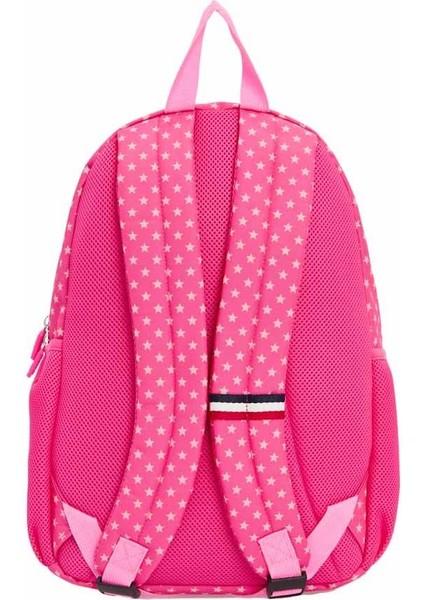 Pembe Simli Yıldız Desenli Okul Çantası PLÇAN23282 modelleri