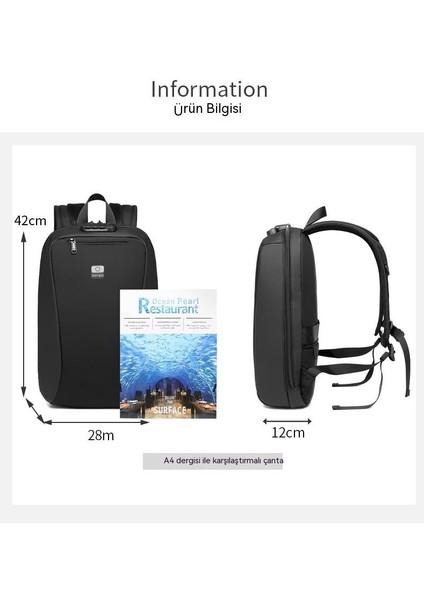 Iş Gündelik Su Geçirmez Dizüstü Bilgisayar Sırt Çantası (Yurt Dışından) fırsatları