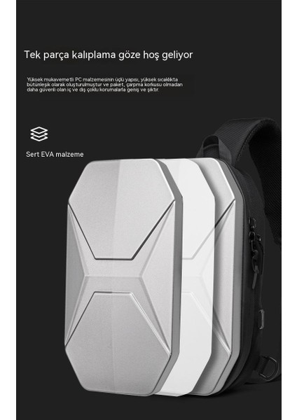 Spor Pc Sert Kabuklu Omuzdan Askili Çanta USB (Yurt Dışından)