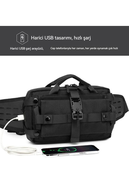 Outdoor Taktik Su Geçirmez Bel Çantası (Yurt Dışından)