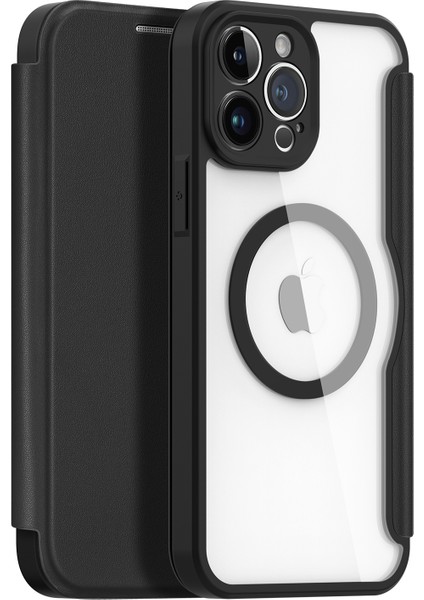 Deri IPHONE14PRO Kartlıklı Şeffaf Telefon Kılıfı (Yurt Dışından)
