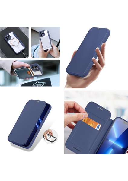 Deri IPHONE14PRO Kartlıklı Şeffaf Telefon Kılıfı (Yurt Dışından) modelleri