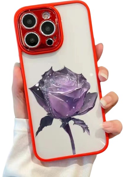 3D Rose IPHONE13 Pro Şok Emici ve Anti-Şok Apple Cep Telefonu Kılıfı (Yurt Dışından)