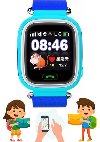 MyWatch Q90 Move Time Family Kids Watch GPS + Wi-Fi Akıllı Çocuk Takip Saati