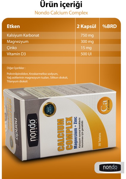 Calcium Complex 30 Tablet