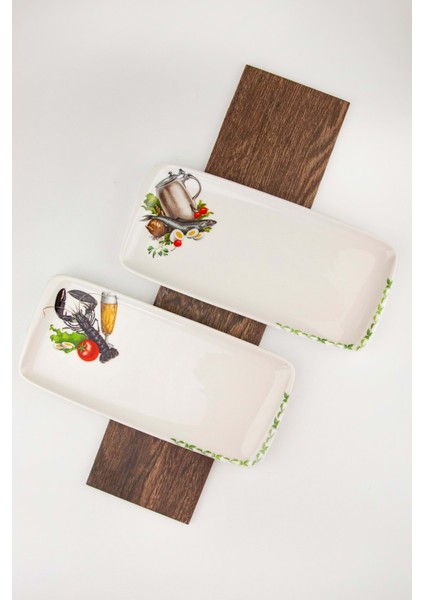 Retro Seafood 2 Adet Peynir/sunum Tepsisi fiyatları