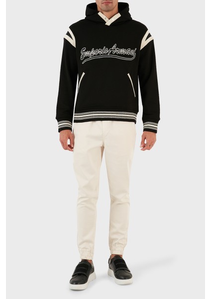 Logolu Kapüşonlu Kanguru Cepli % 100 Pamuk Regular Fit Sweat Erkek Sweat 6R1MG1 1jwpz 0999