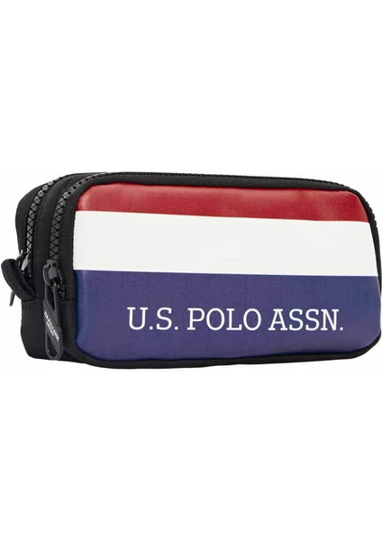 U.S. Polo Assn. Siyah Çizgili Kalem Kutusu PLKLK23141