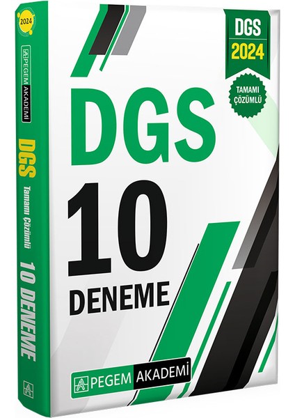 DGS 2024 Tamamı Çözümlü 10 Deneme