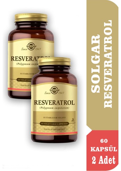 Resveratrol 60 Kapsül 2 Adet