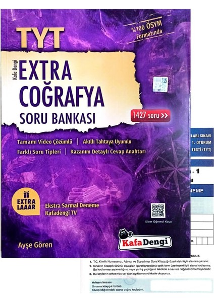 TYT Ekstra Coğrafya Soru Bankası 2024 - Okyanus Yayınları Deneme