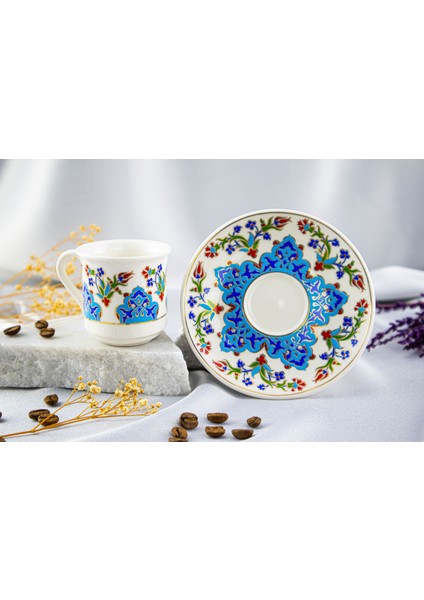 Altın Yaldızlı 2li Ahşap Kutulu Fincan Takımı modelleri