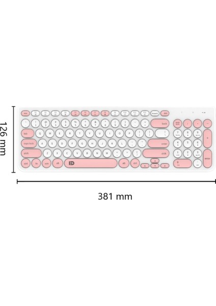 IK6631 Kablosuz Klavye Mouse Seti 2.4 Ghz _ Bilgisayar, Tv ve Mac Için Sessiz ve Ince Set