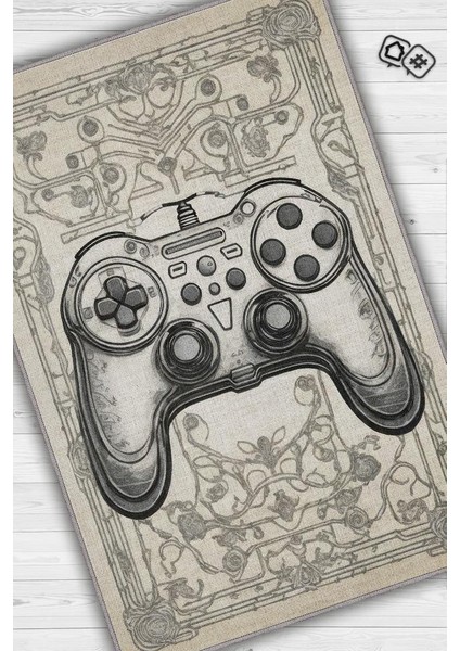 Gamer Odası Bej Halı,Krem Renkli Genç Odası halısı,Açık Renkli Oyuncu Odası Halısı,Krem Çocuk Odası Halısı fiyatları