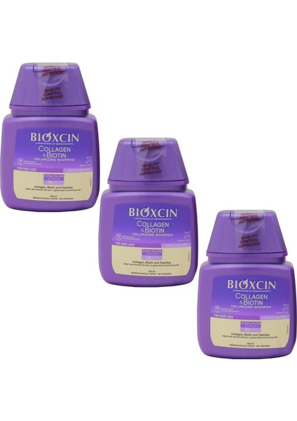 Collagen ve Biotin Hacim Şampuanı 100 ml x 3 Adet