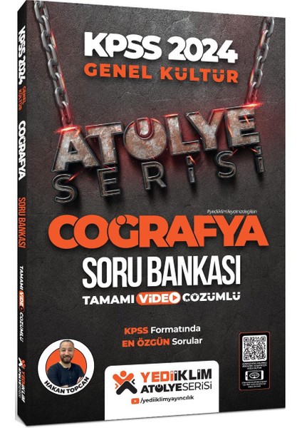 2024 KPSS Atölye Serisi Tamamı Video Çözümlü Coğrafya Soru Bankası