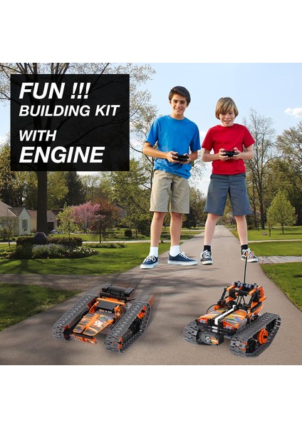 Bıranco Stem Uzaktan Kumanda Yapı Kiti - 3'ü 1 Arada Rc Paletli