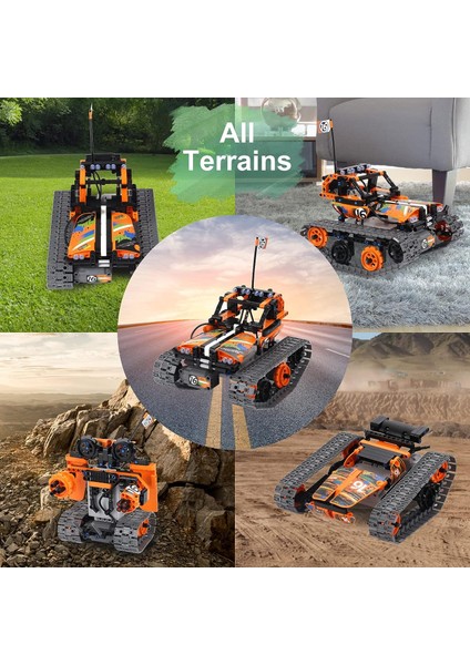 Bıranco Stem Uzaktan Kumanda Yapı Kiti - 3'ü 1 Arada Rc Paletli