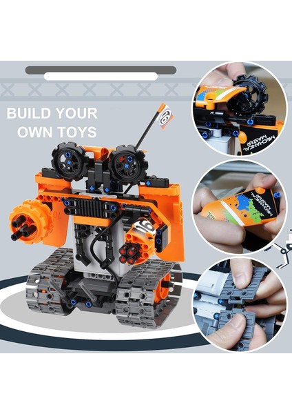 Bıranco Stem Uzaktan Kumanda Yapı Kiti - 3'ü 1 Arada Rc Paletli