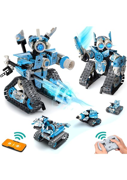 5'i 1 Arada Stem Robot Yapı Kiti - 398 Parça