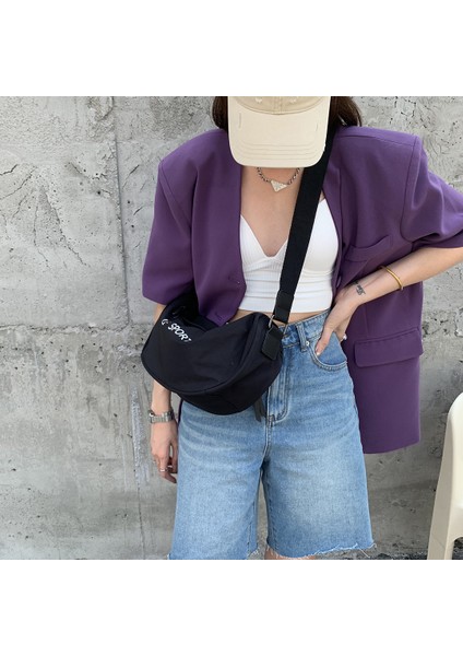 Basit Tüm Maç Postacı Çantası Gündelik Omuz Çantası (Yurt Dışından)