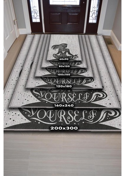 Yogaya Güven Gri Renk Halı Dokuma Modern Meditasyon Sever Halısı Hediyelik Halı indirimleri