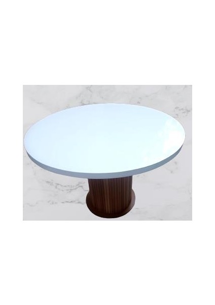 Masa Anıt Model 120 cm Parlak Beyaz Lake Boya Kayın Ağac Ayak El Yapım Itinalı Paketleme fiyatları