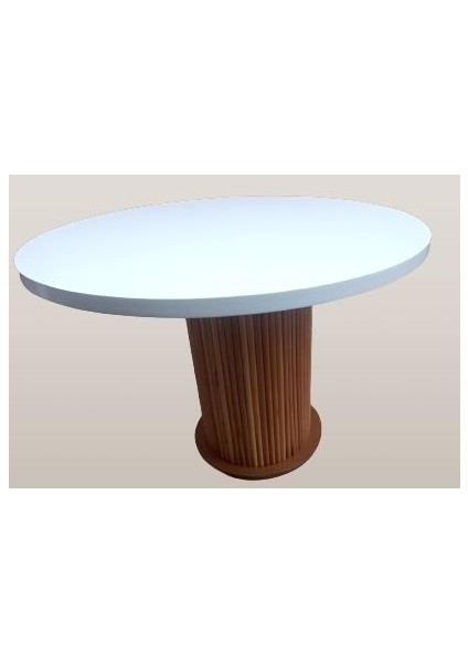 Masa Anıt Model 120 cm Parlak Beyaz Lake Boya Kayın Ağac Ayak El Yapım Itinalı Paketleme modelleri