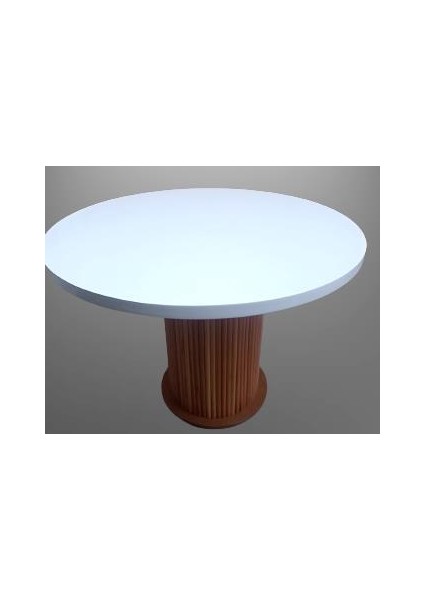 Masa Anıt Model 120 cm Parlak Beyaz Lake Boya Kayın Ağac Ayak El Yapım Itinalı Paketleme fırsatları