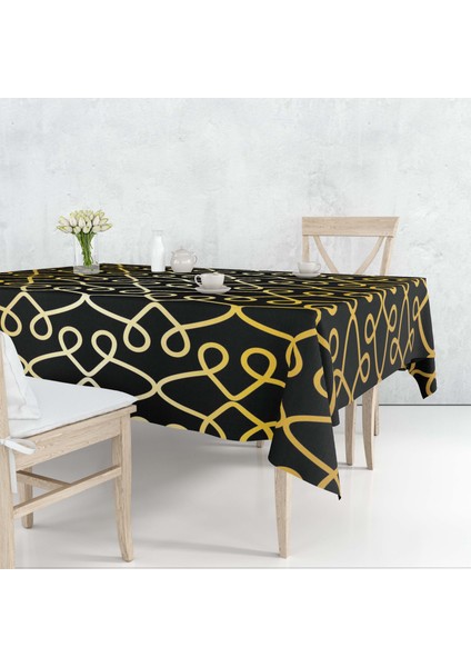 Klasik Temalı Dijital Baskı Masa Örtüsü Alho_tblc-52 (120X140)