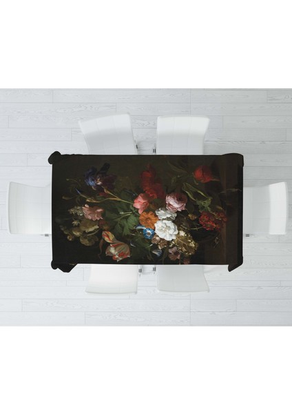 Çiçek Temalı Dijital Baskı Masa Örtüsü Alho_tblc-55 (140X220) modelleri