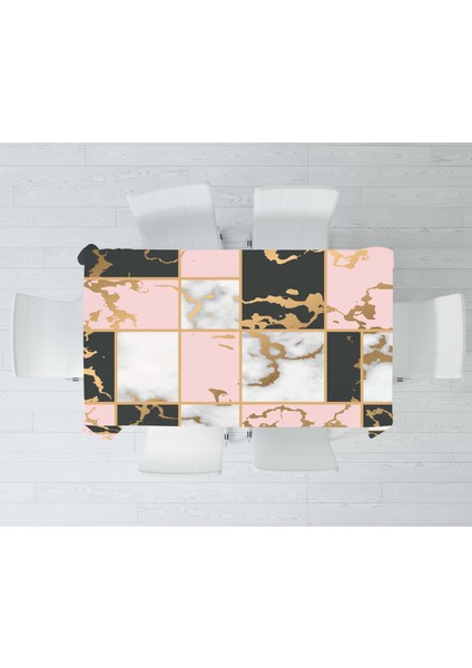 Mermer Temalı Dijital Baskı Masa Örtüsü Alho_tblc-56 (140X180) modelleri