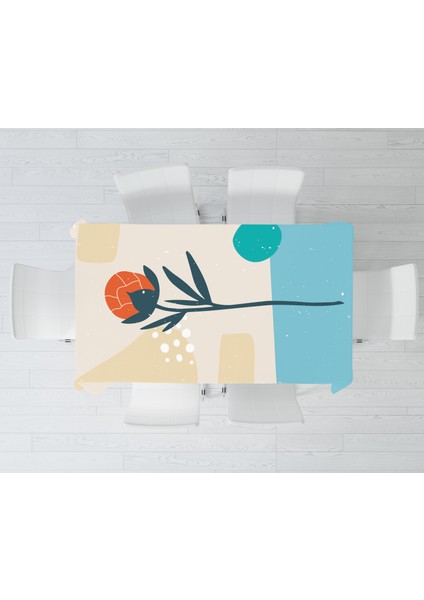 Çiçek Temalı Dijital Baskı Masa Örtüsü Alho_tblc-48 (140X180) modelleri